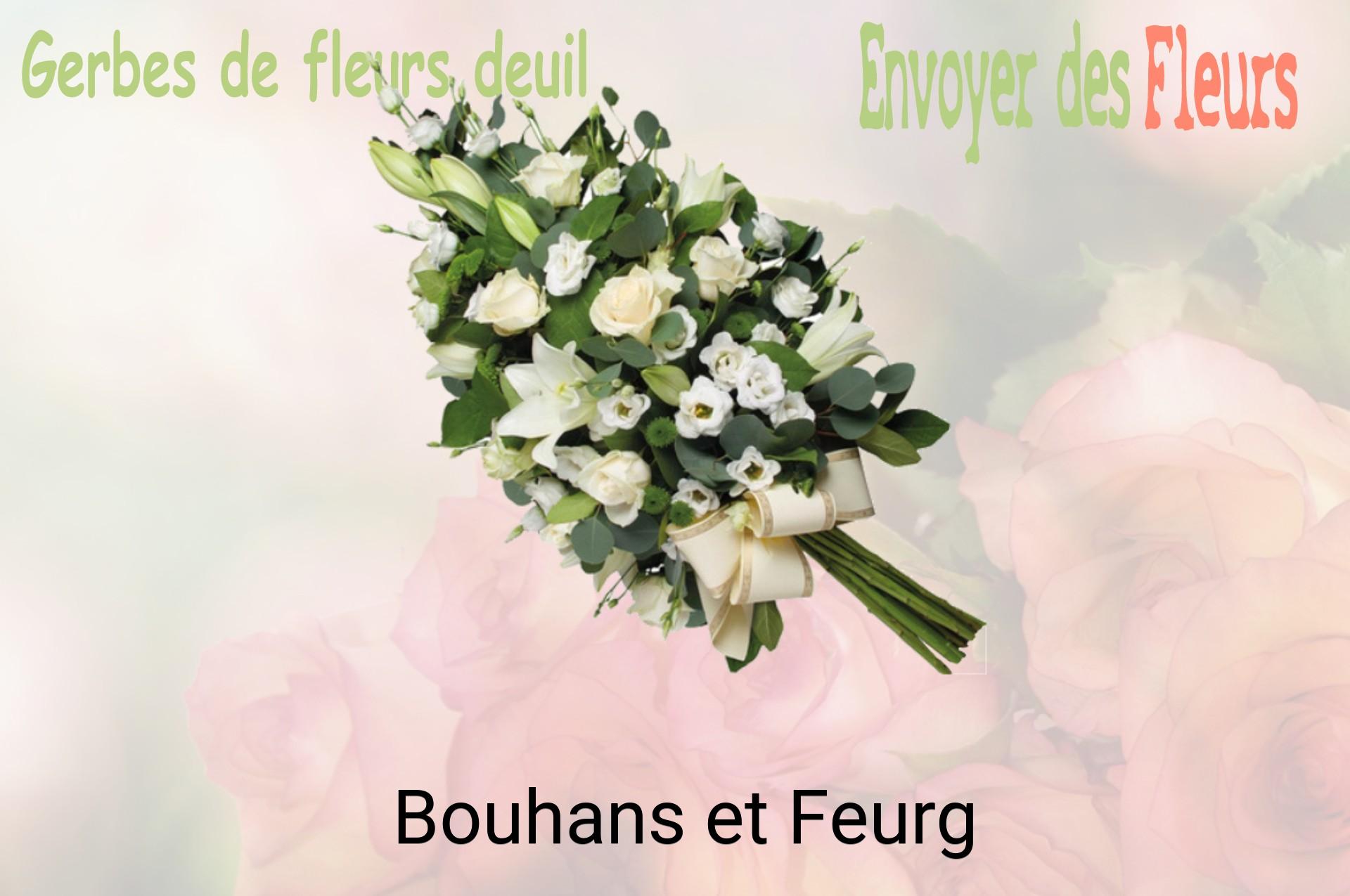 Gerbe de fleurs de deuil livrée à Bouhans-et-Feurg